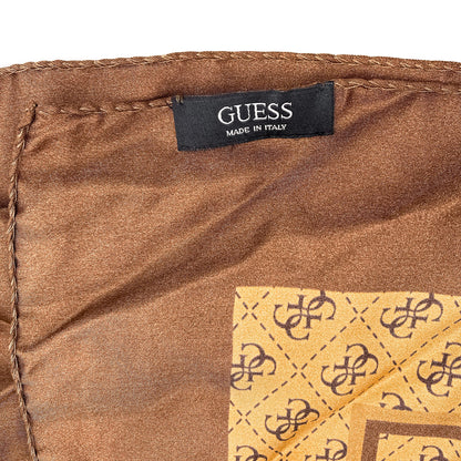 Second hand Guess Brown and Gold Foulard - Tabita Bags