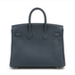 Second hand Hermes Birkin 25 Togo Blue Nuit Palladium Hardware - Tabita Bags