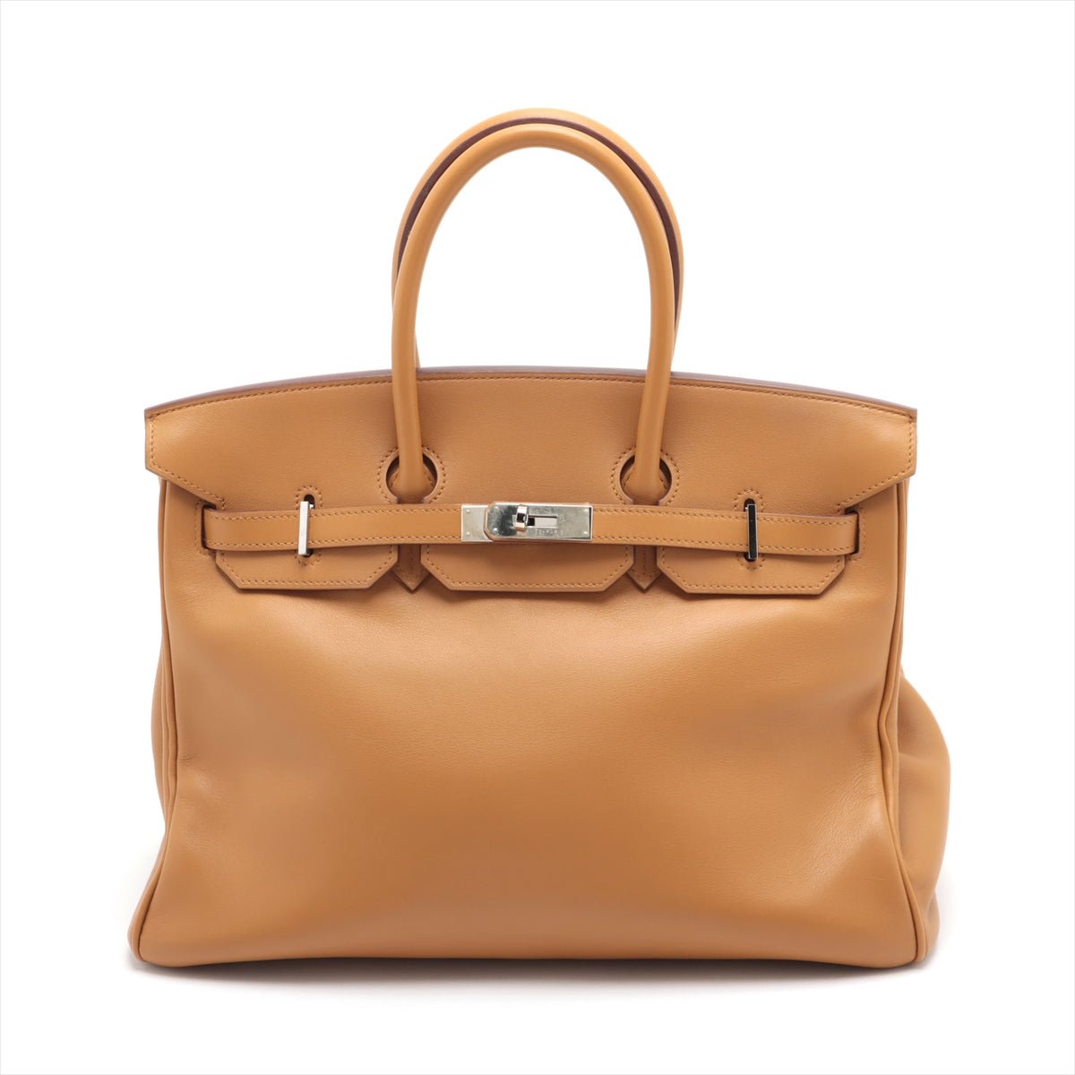 Second hand Hermes Birkin 35 Swift Natural Sable Silver Hardware - Tabita Bags