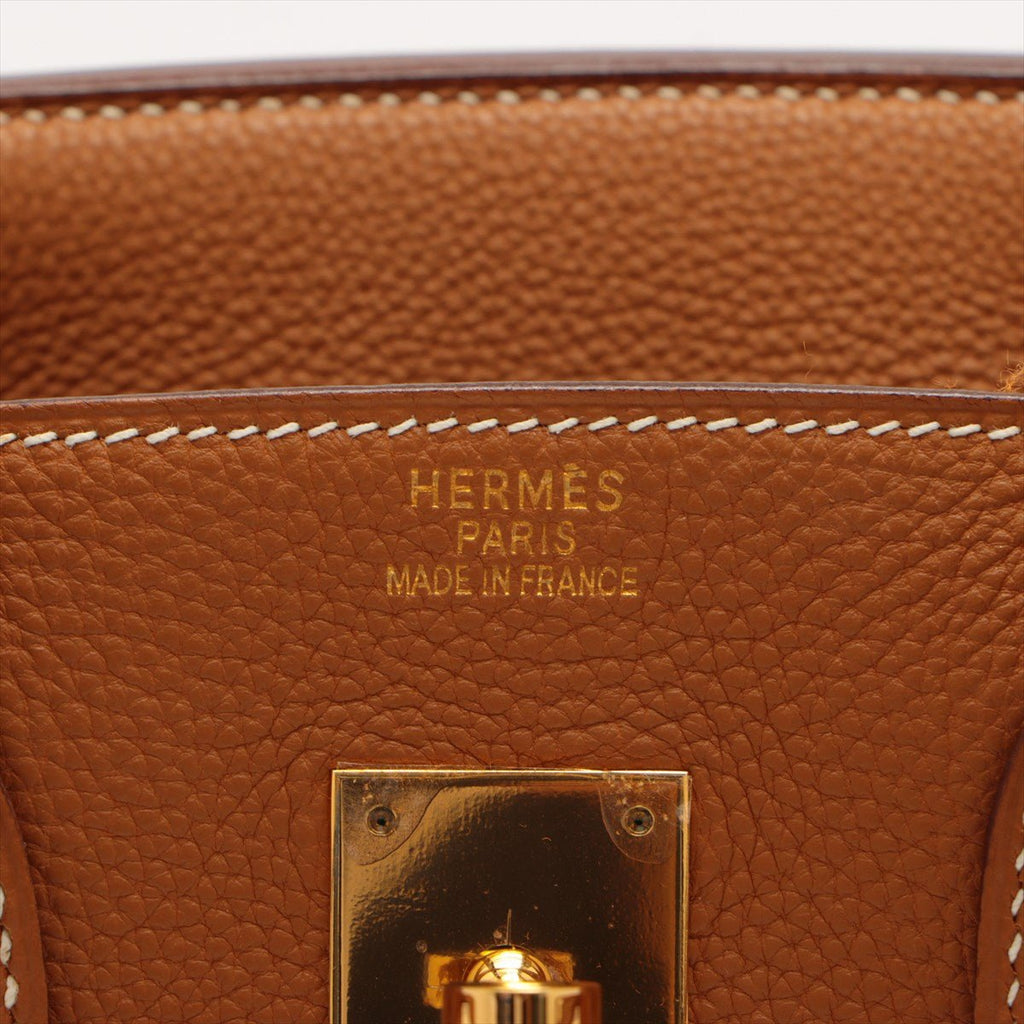 Second hand Hermes Birkin 35 Togo Gold with Gold Hardware - Tabita Bags
