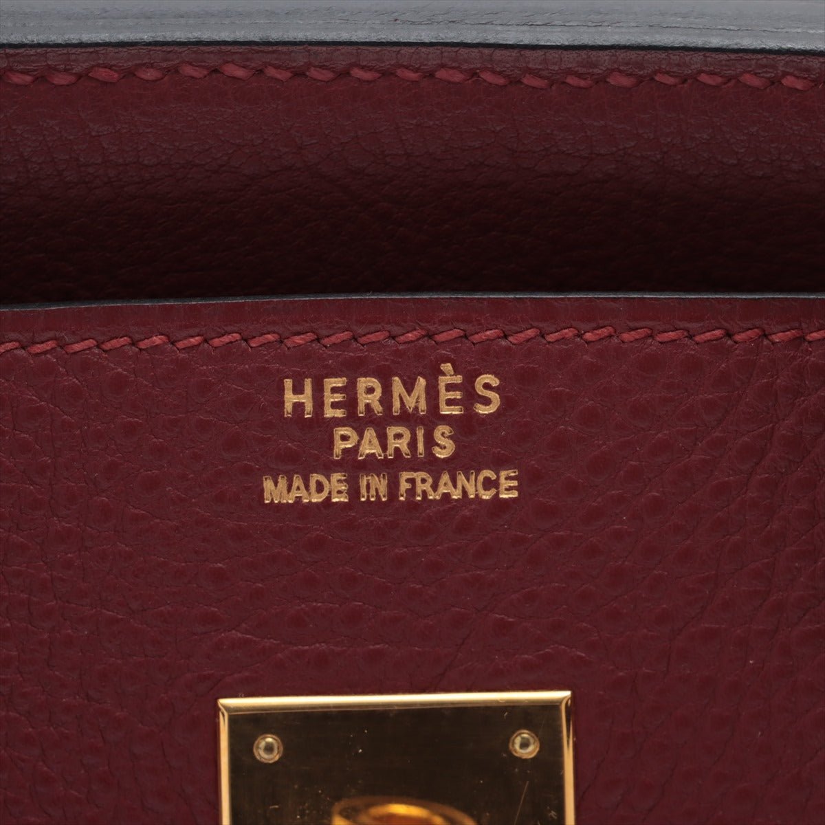 Second hand Hermes Birkin 35 Togo Rouge Garance Gold Hardware - Tabita Bags