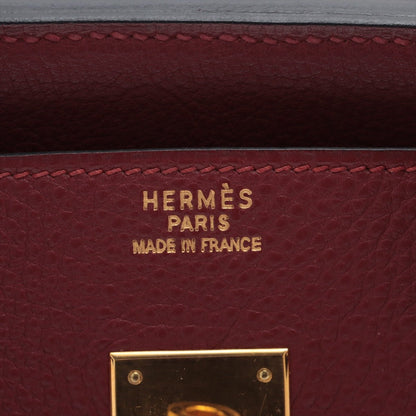 Second hand Hermes Birkin 35 Togo Rouge Garance Gold Hardware - Tabita Bags