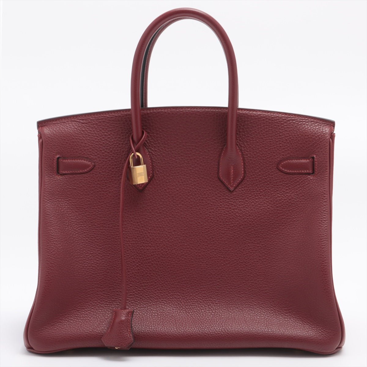 Second hand Hermes Birkin 35 Togo Rouge Garance Gold Hardware - Tabita Bags