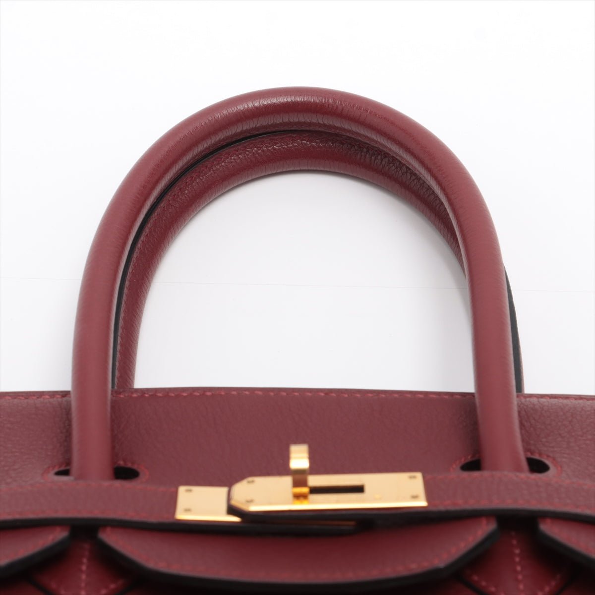 Second hand Hermes Birkin 35 Togo Rouge Garance Gold Hardware - Tabita Bags