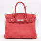 Second hand Hermes Hermes Birkin 30 Veau Epsom Bougainvillea Red Pink Palladium - Tabita Bags