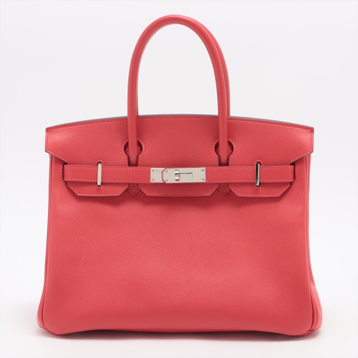 Second hand Hermes Hermes Birkin 30 Veau Epsom Bougainvillea Red Pink Palladium - Tabita Bags