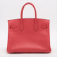 Second hand Hermes Hermes Birkin 30 Veau Epsom Bougainvillea Red Pink Palladium - Tabita Bags