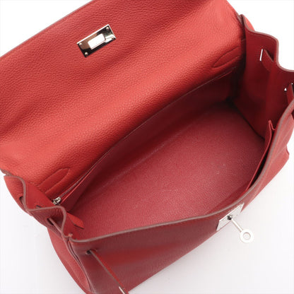 Second hand Hermes Hermes Kelly 32 Retourne Togo Geranium Palladium - Tabita Bags