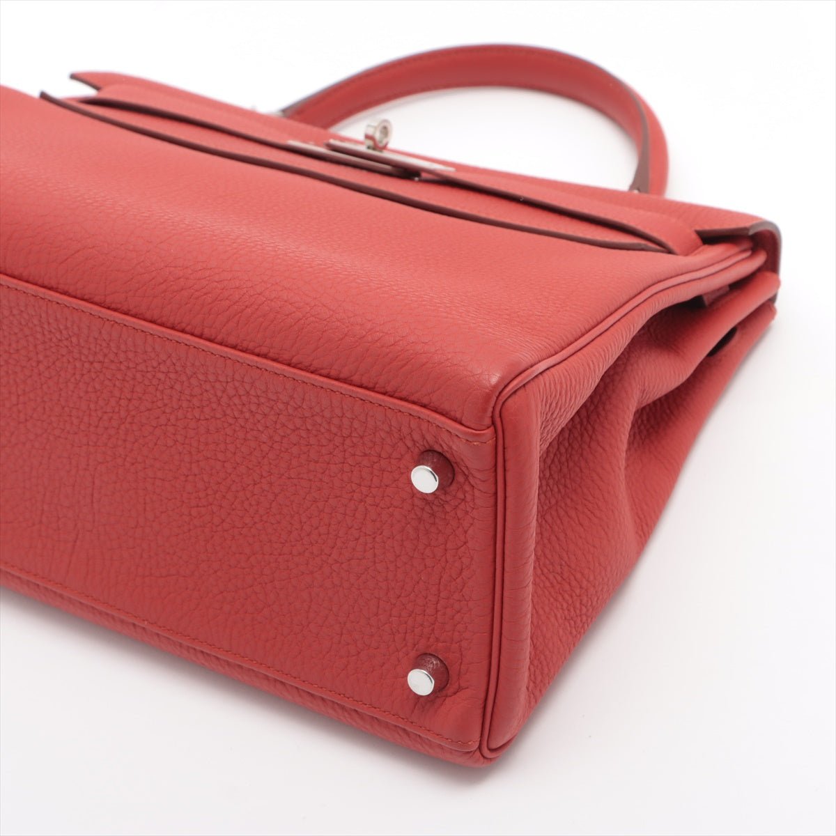 Second hand Hermes Hermes Kelly 32 Retourne Togo Geranium Palladium - Tabita Bags