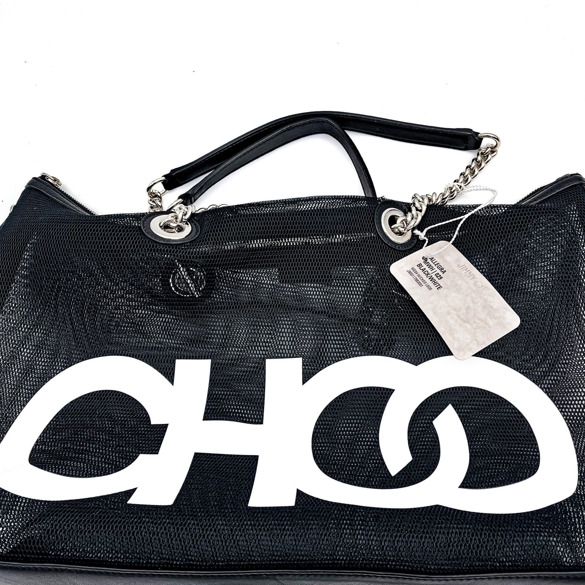 Second hand Jimmy Choo Allegra Large Tote Printed Mesh - Tabita Bags