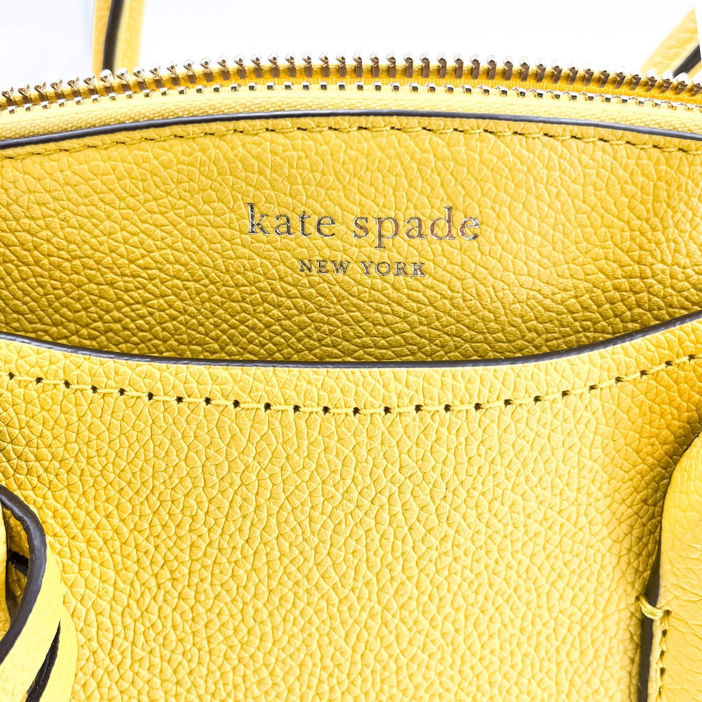 Second hand Kate Spade Margaux Medium Leather Yellow Bag - Tabita Bags