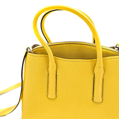 Second hand Kate Spade Margaux Medium Leather Yellow Bag - Tabita Bags