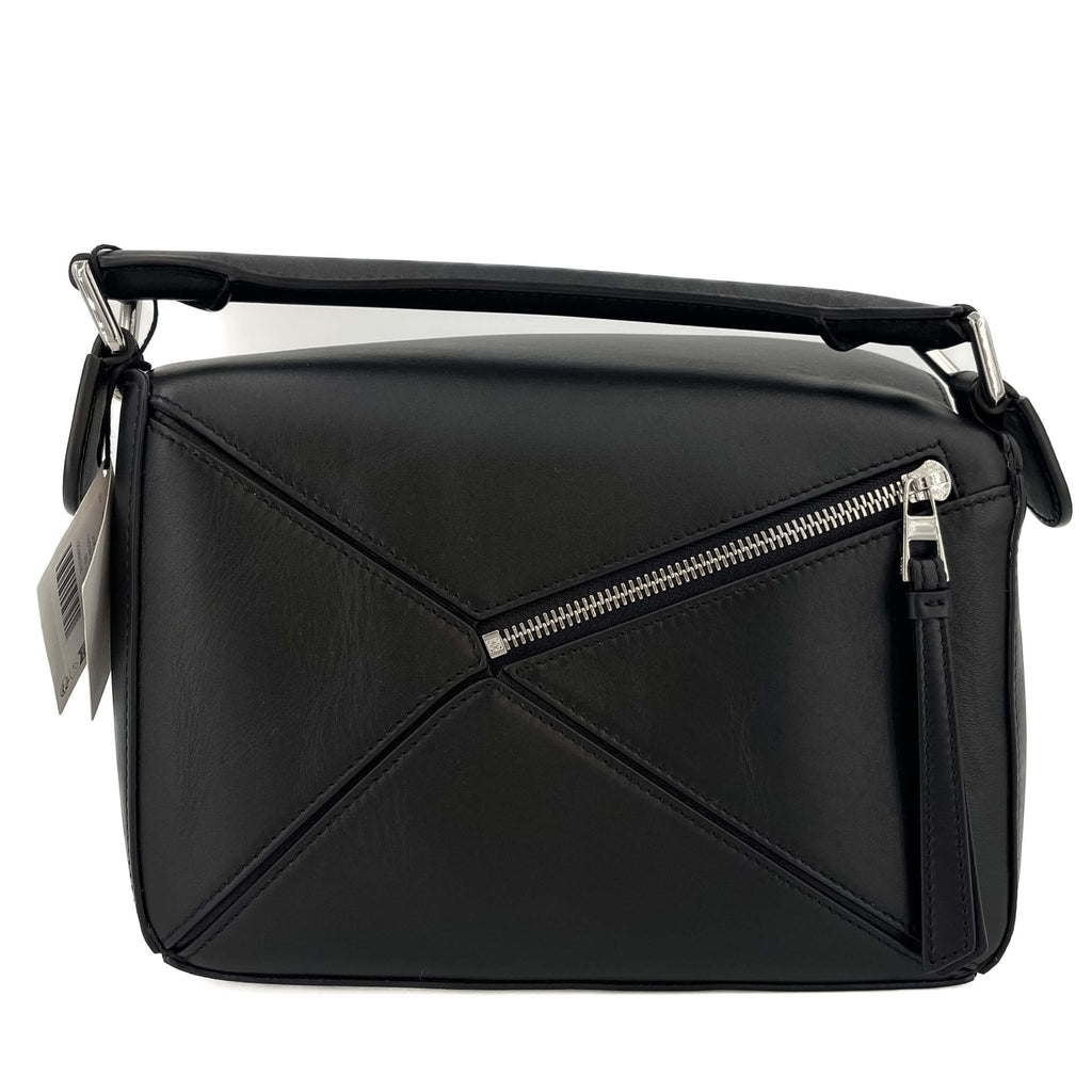 Second hand Loewe Puzzle Small Leather Bag Black - Tabita Bags