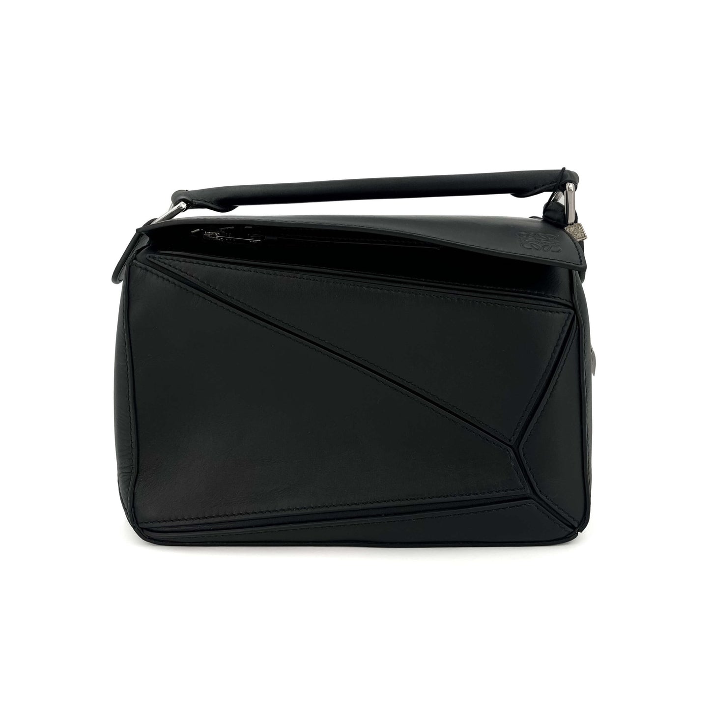 Second hand Loewe Puzzle Small Leather Bag Black - Tabita Bags