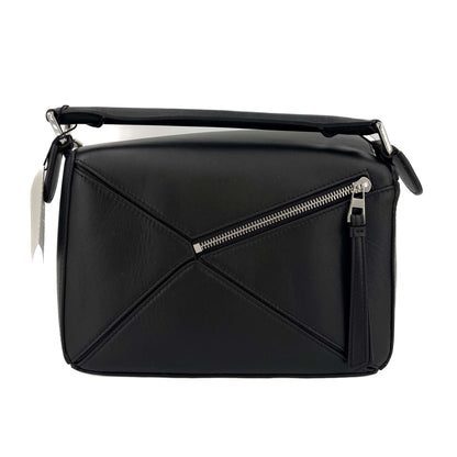 Second hand Loewe Puzzle Small Leather Bag Black - Tabita Bags