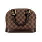 Second hand Louis Vuitton Alma BB Canvas 2-Ways Top-handle Bag Damier Ebene - Tabita Bags