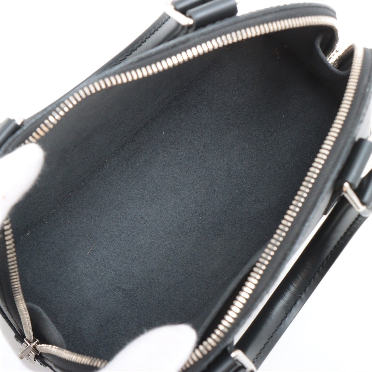 Second hand Louis Vuitton Alma BB Epi 2-Way Handbag Black - Tabita Bags