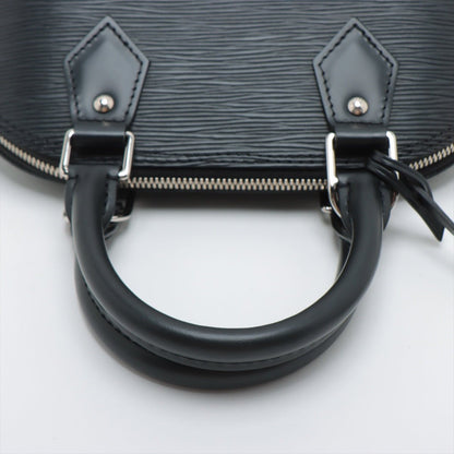 Second hand Louis Vuitton Alma BB Epi 2-Way Handbag Black - Tabita Bags