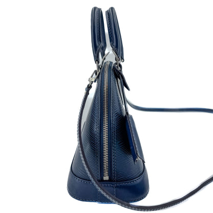 Second hand Louis Vuitton Alma BB Epi Leather Blue Bag - Tabita Bags