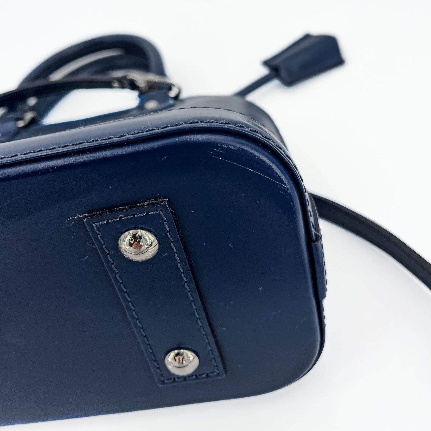 Second hand Louis Vuitton Alma BB Epi Leather Blue Bag - Tabita Bags