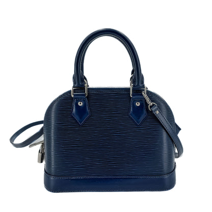 Second hand Louis Vuitton Alma BB Epi Leather Blue Bag - Tabita Bags