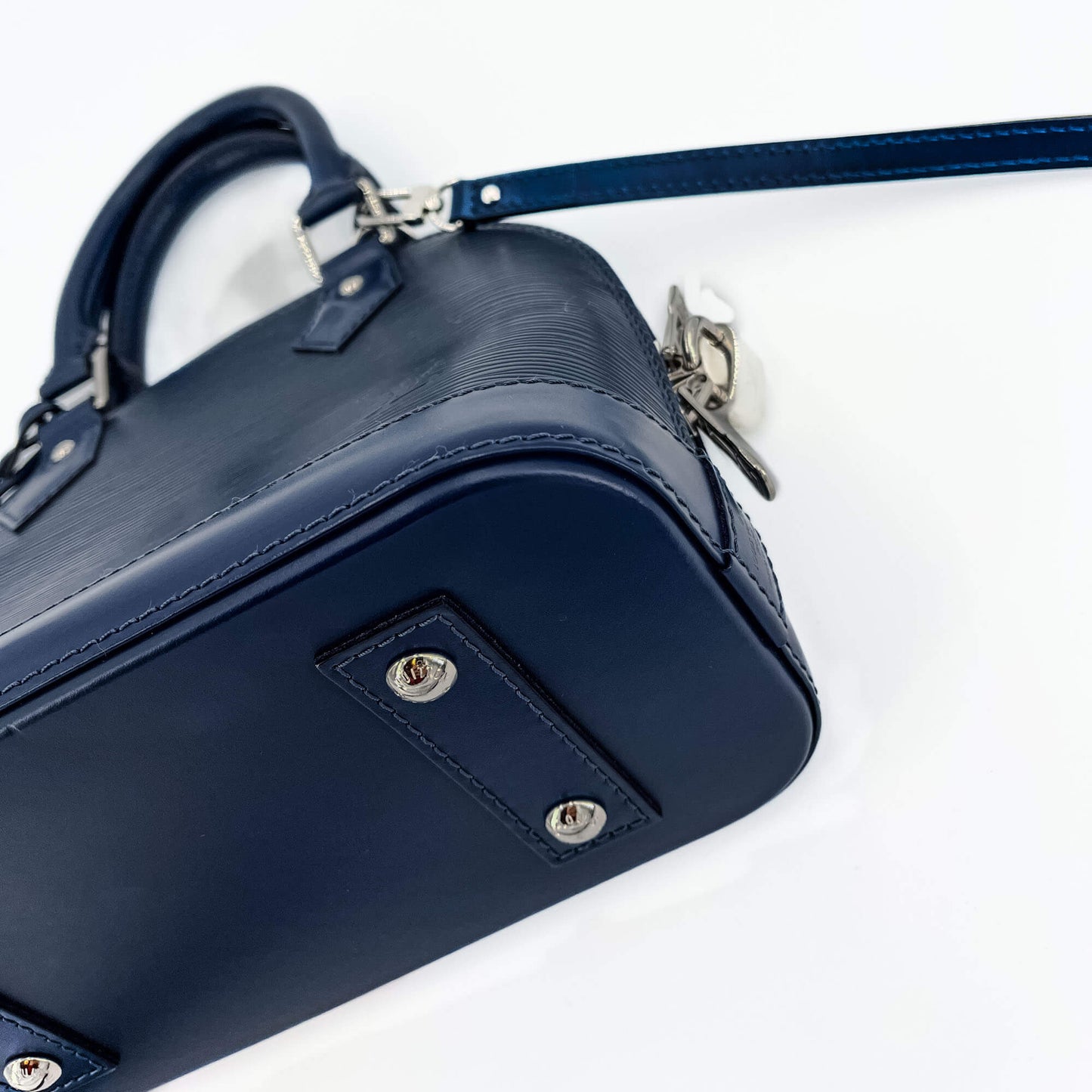 Second hand Louis Vuitton Alma BB Epi Leather Blue Bag - Tabita Bags