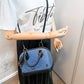 Second hand Louis Vuitton Alma BB Epi Leather Denim Blue Bag - Tabita Bags