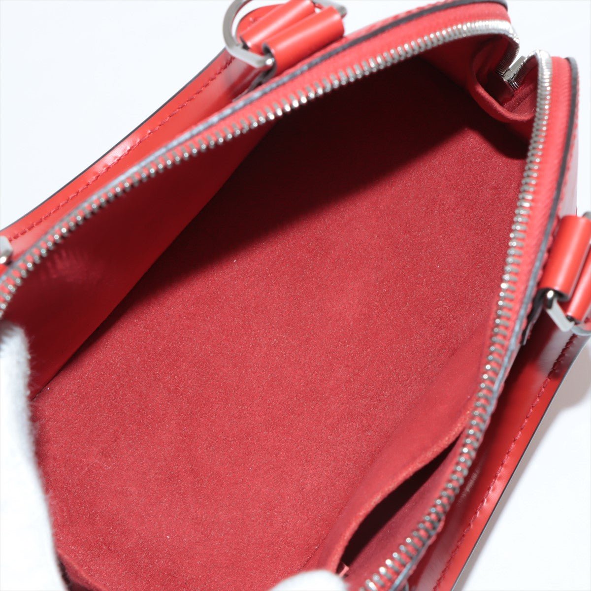 Second hand Louis Vuitton Alma BB Epi Red 2-Way Top Handle - Tabita Bags