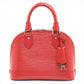 Second hand Louis Vuitton Alma BB Epi Red 2-Way Top Handle - Tabita Bags