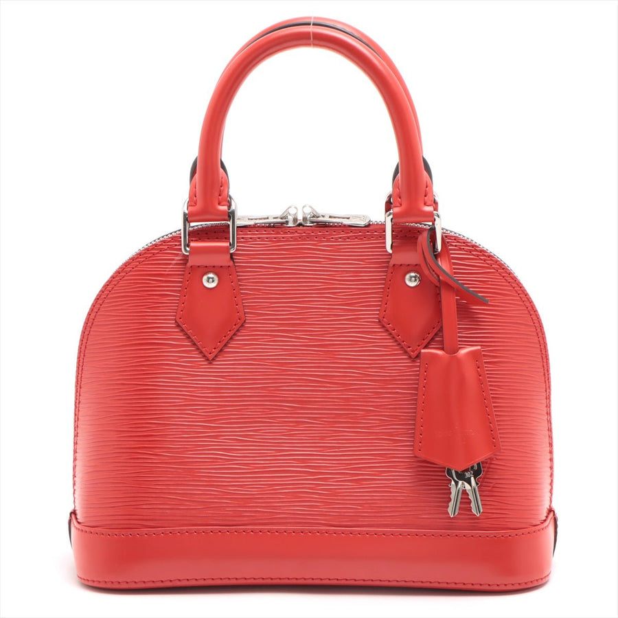 Second hand Louis Vuitton Alma BB Epi Red 2-Way Top Handle - Tabita Bags