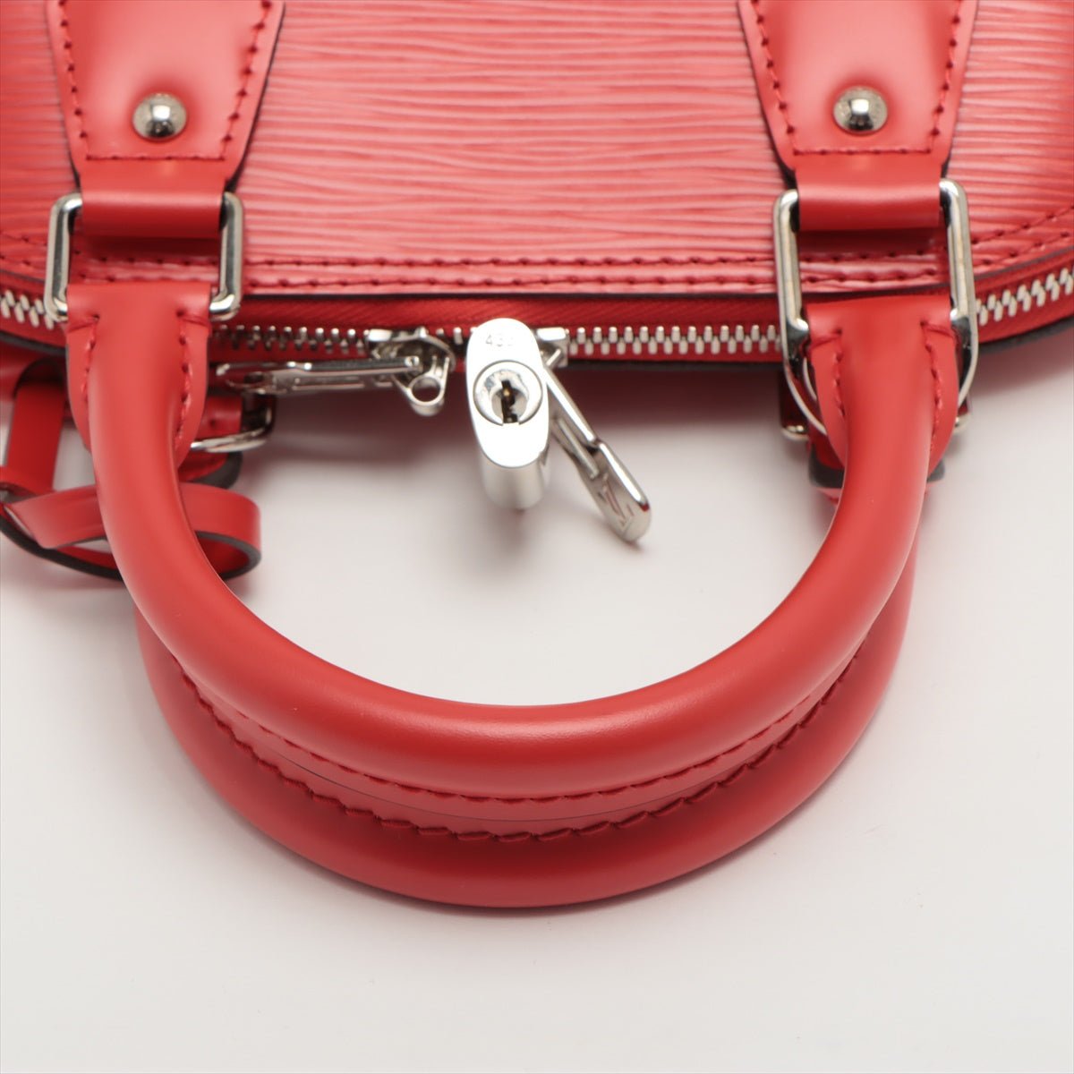 Second hand Louis Vuitton Alma BB Epi Red 2-Way Top Handle - Tabita Bags