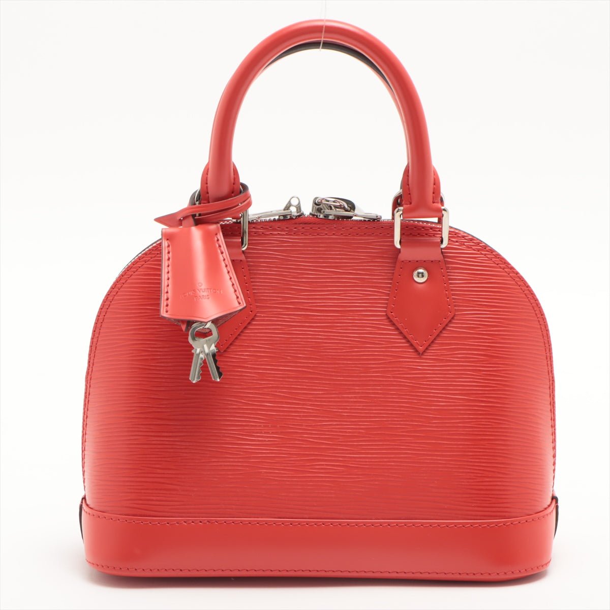 Second hand Louis Vuitton Alma BB Epi Red 2-Way Top Handle - Tabita Bags