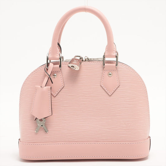 Louis Vuitton Rose Nacre Epi Leather Twist Lock Bag