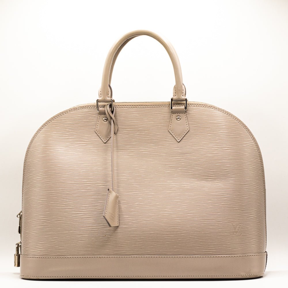 Second hand Louis Vuitton Alma GM Gris Epi Leather - Tabita Bags