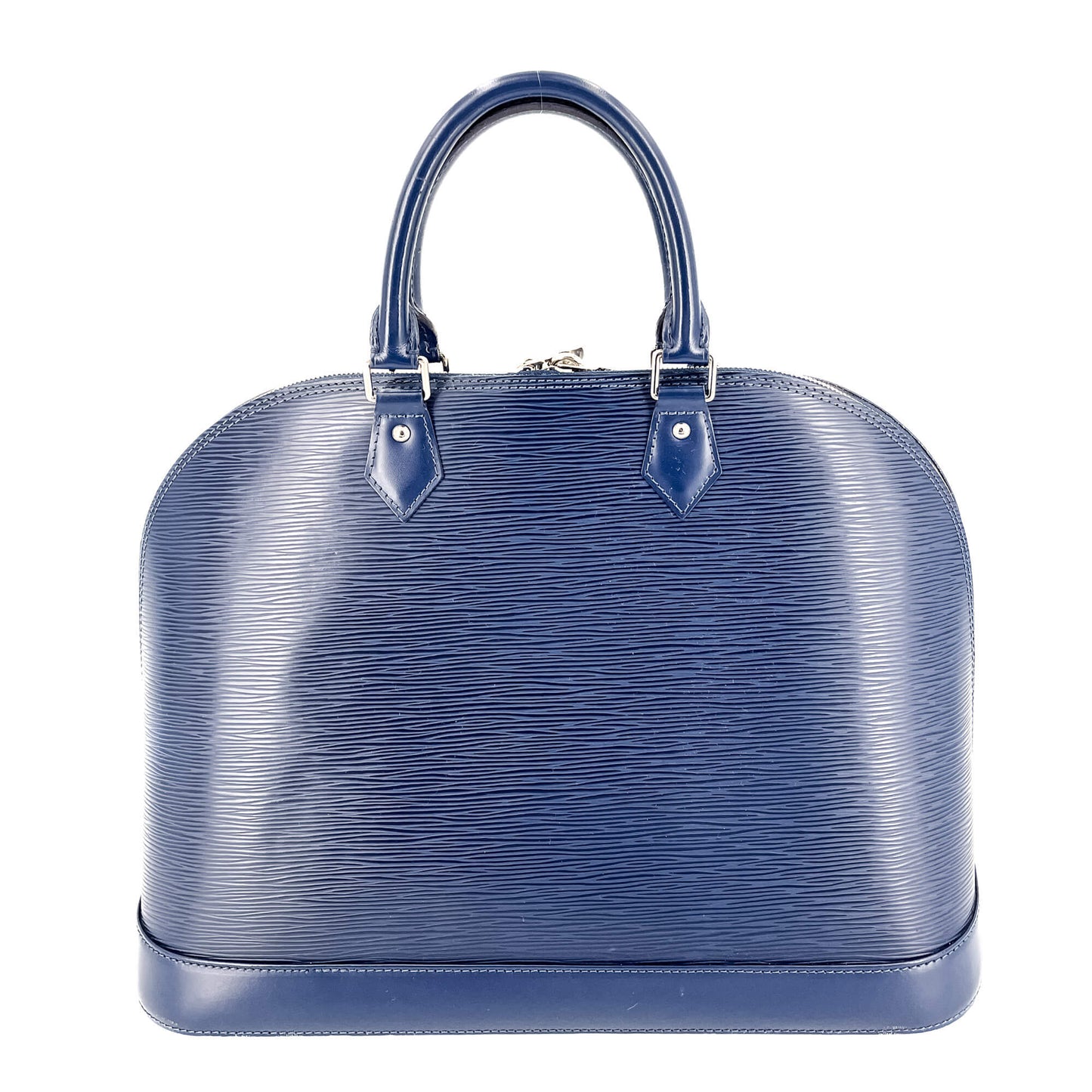 Second hand Louis Vuitton Alma MM Epi Leather Blue Indigo Bag - Tabita Bags