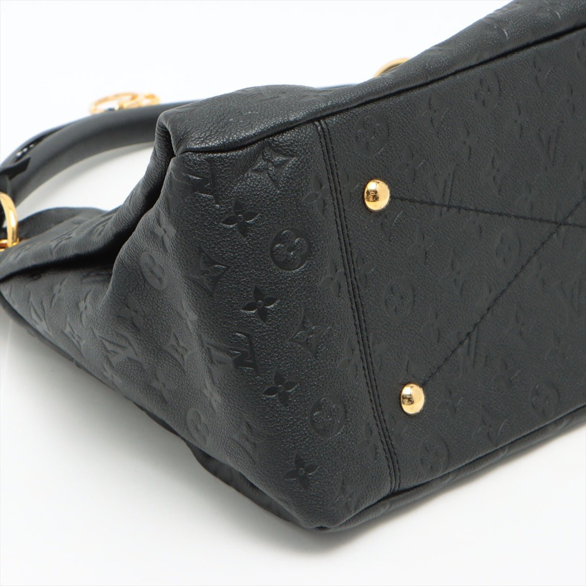 Louis Vuitton Artsy MM M41066 Black Noir Monogram Empreinte Leather 