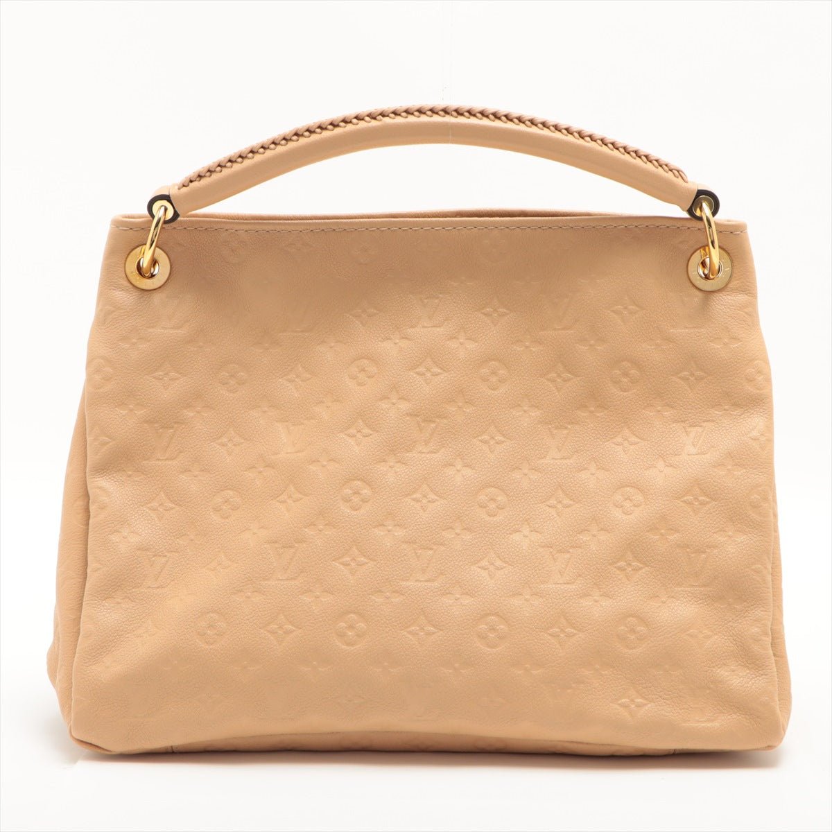 Louis Vuitton Artsy MM Monogram Empreinte Leather Beige Hobo