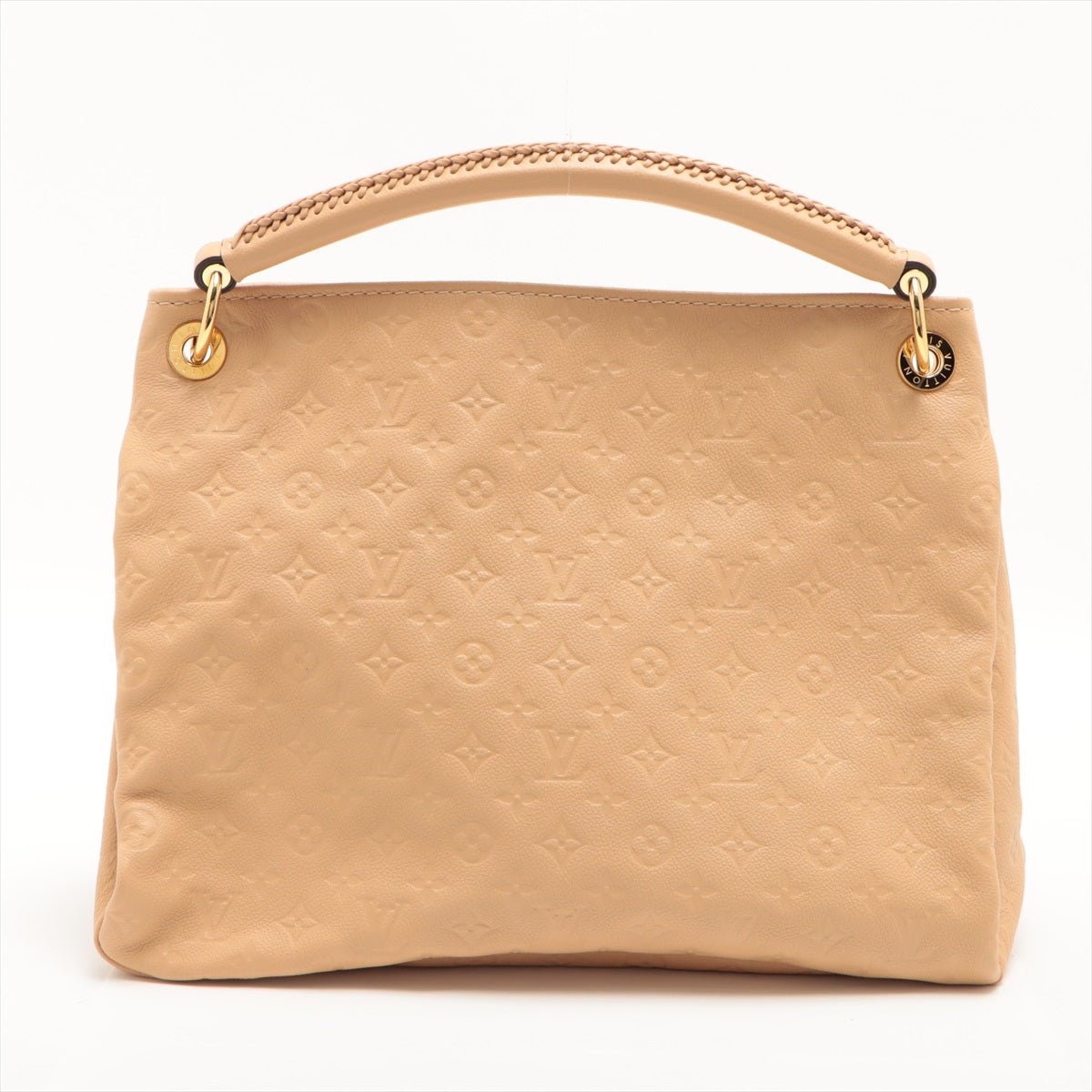 Second hand Louis Vuitton Artsy MM Monogram Empreinte Leather Beige Hobo - Tabita Bags