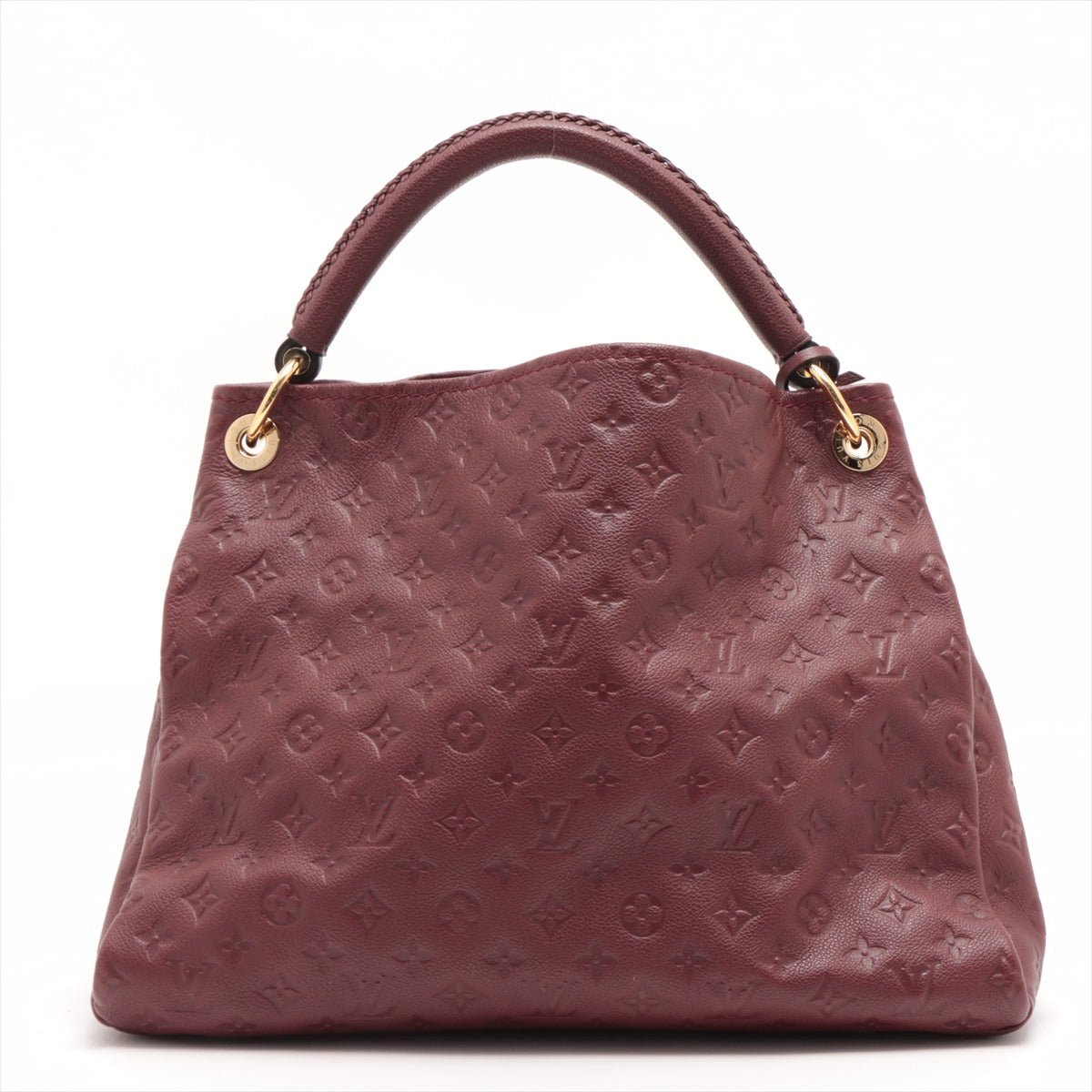 Second hand Louis Vuitton Artsy MM Monogram Empreinte Leather Burgundy - Tabita Bags