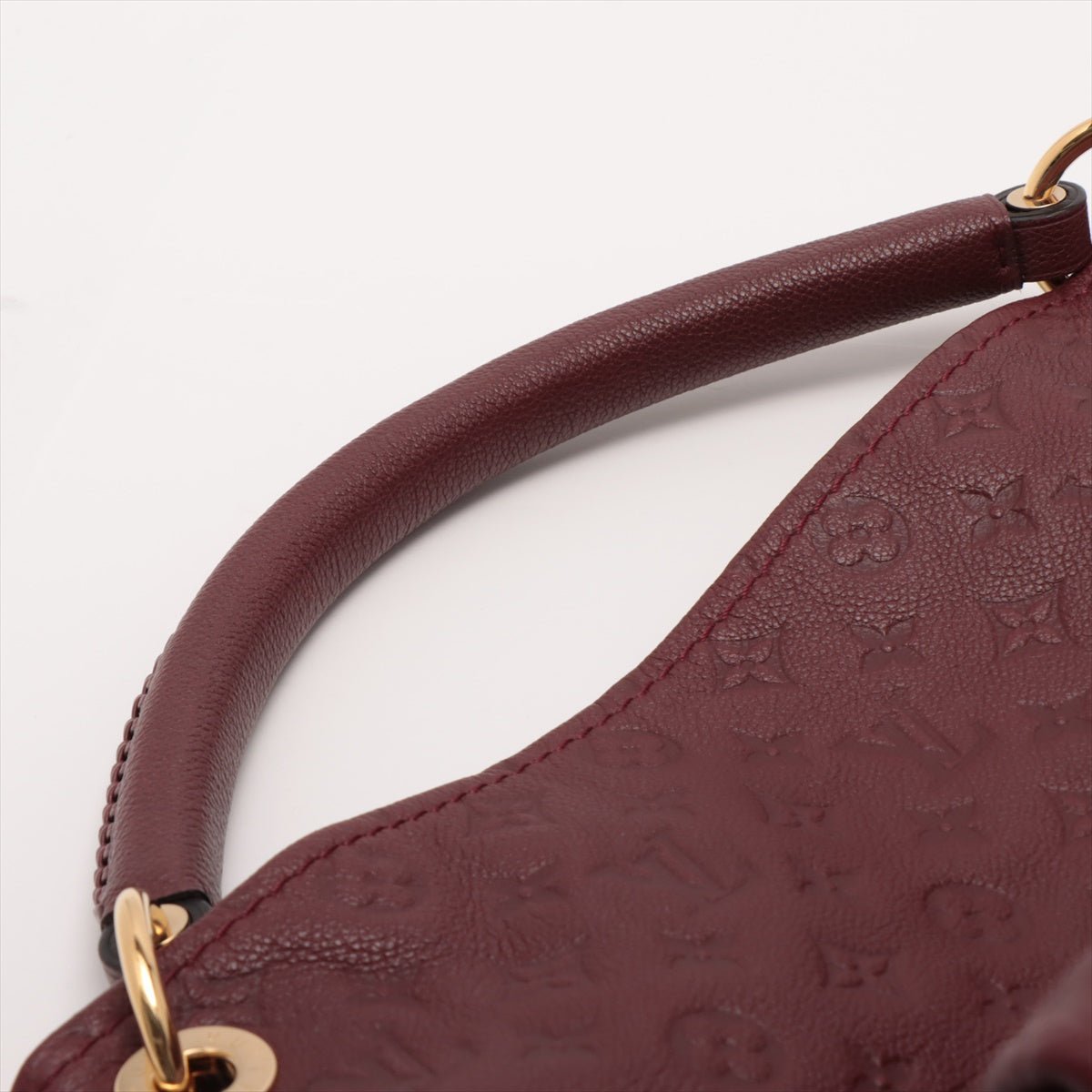 Second hand Louis Vuitton Artsy MM Monogram Empreinte Leather Burgundy - Tabita Bags