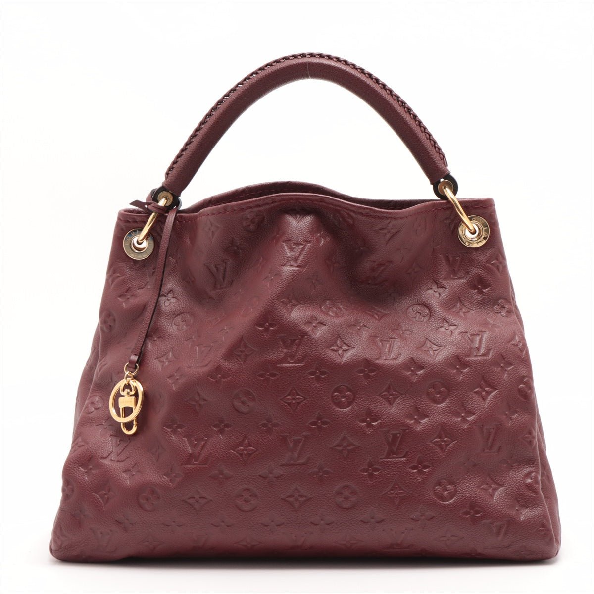 Second hand Louis Vuitton Artsy MM Monogram Empreinte Leather Burgundy - Tabita Bags