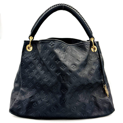 Second hand Louis Vuitton Artsy MM Navy Blue Leather - Tabita Bags