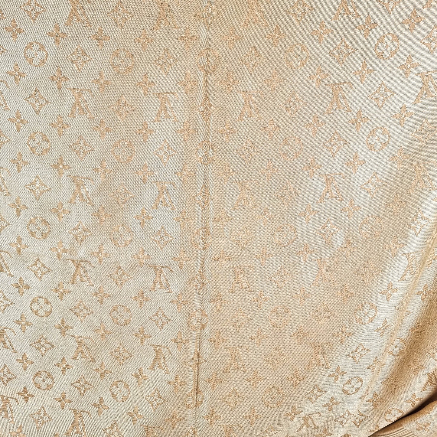 Second hand Louis Vuitton Beige Monogram silk - Tabita Bags