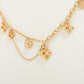 Second hand Louis Vuitton Blooming Monogram Necklace Gold Tone - Tabita Bags