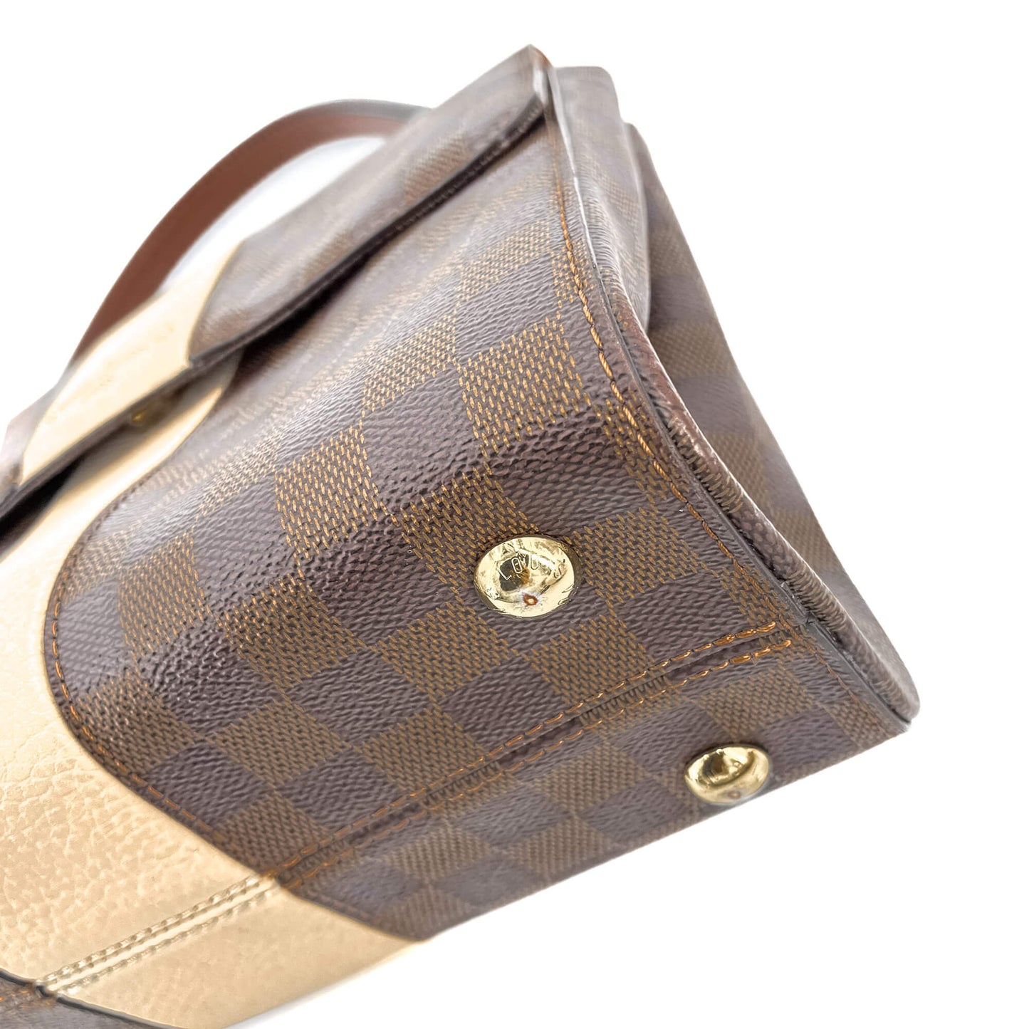 Second hand Louis Vuitton Bond Street MM Damier Ebene 2-Way Flap Bag - Tabita Bags