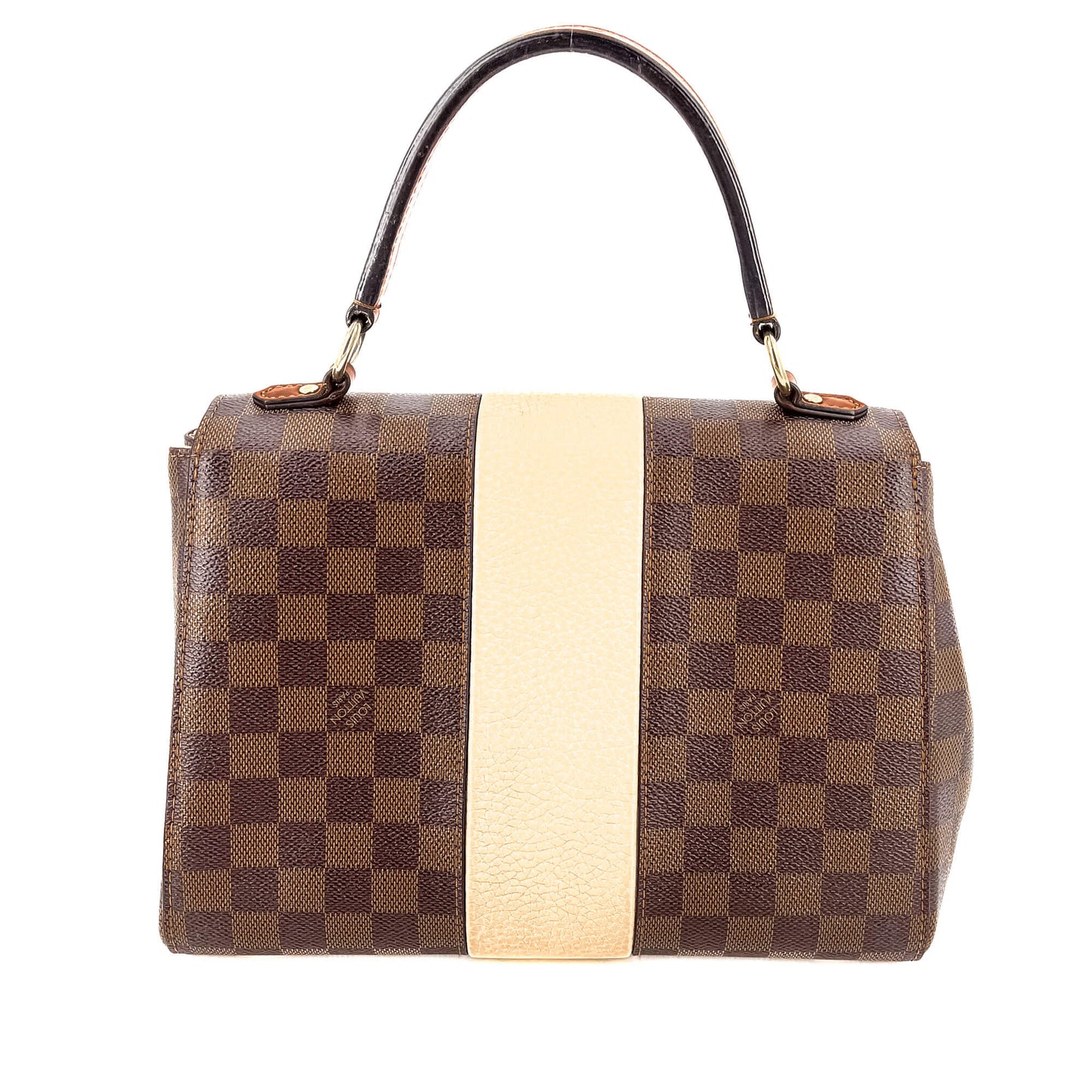 Second hand Louis Vuitton Bond Street MM Damier Ebene 2-Way Flap Bag - Tabita Bags