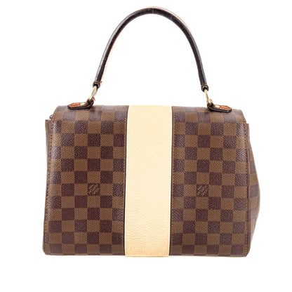 Second hand Louis Vuitton Bond Street MM Damier Ebene 2-Way Flap Bag - Tabita Bags