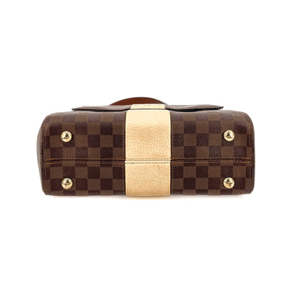 Second hand Louis Vuitton Bond Street MM Damier Ebene 2-Way Flap Bag - Tabita Bags