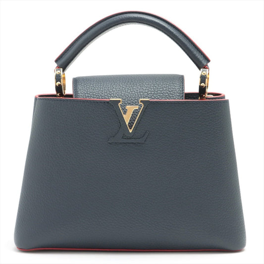 Second hand Louis Vuitton Capucines BB Marine rouge - Tabita Bags