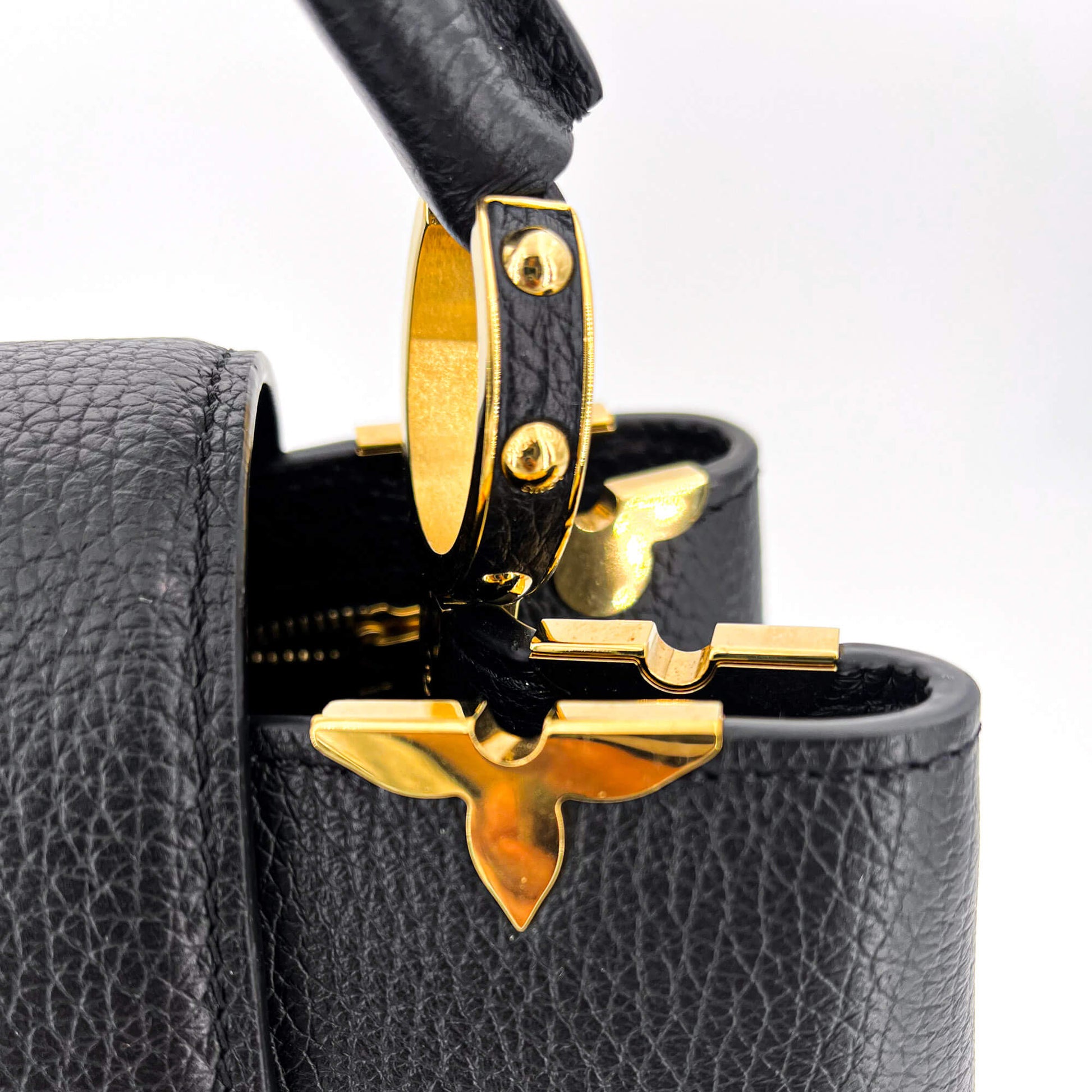 Louis Vuitton Capucines MM Crown Black Leather - Tabita Bags – Tabita Bags  with Love